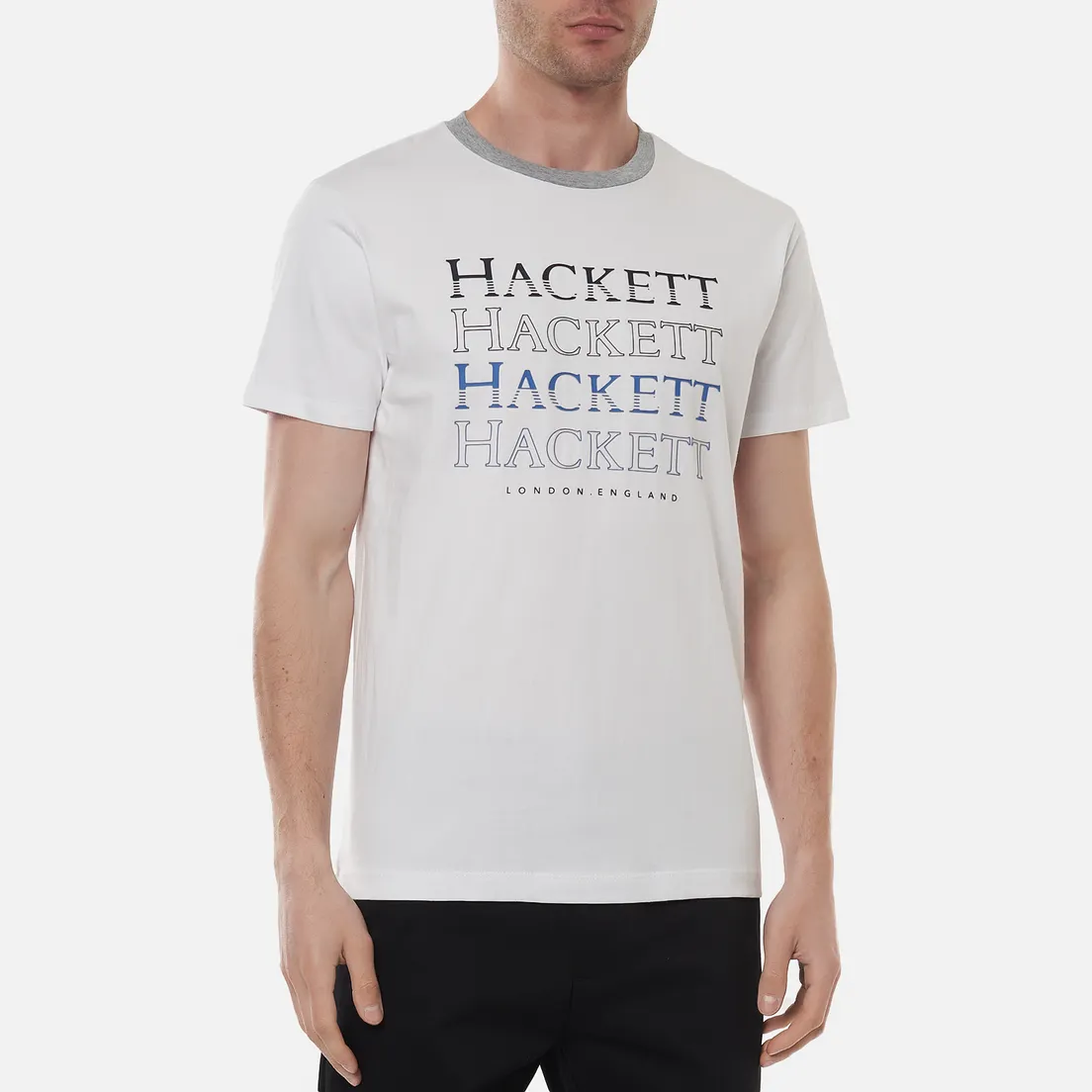 Hackett Мужская футболка Multi Logo Print
