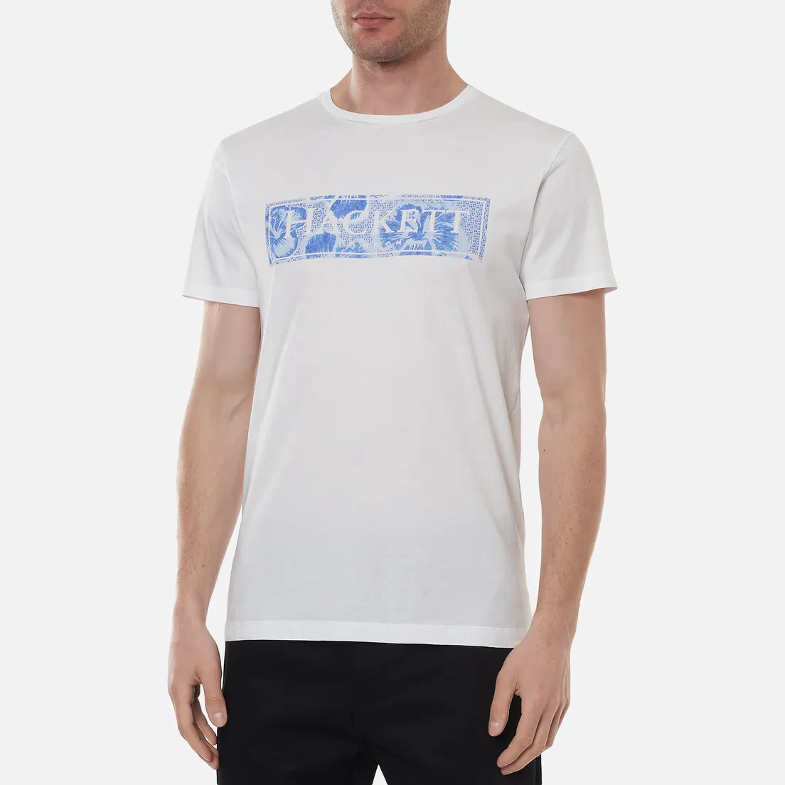 Hackett Мужская футболка Floral Logo Print