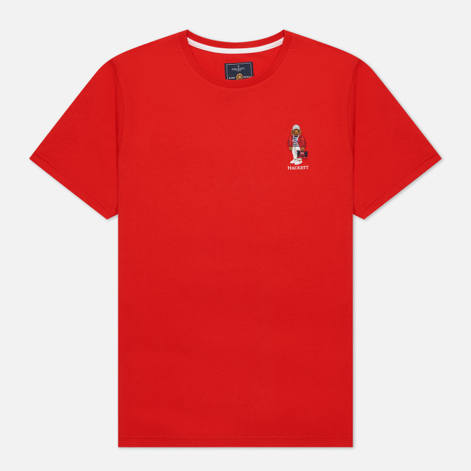 Мужская футболка Hackett, цвет красный, размер S