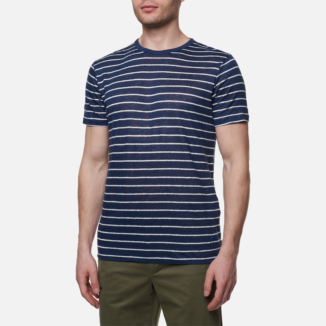 Hackett Мужская футболка Linen Stripe