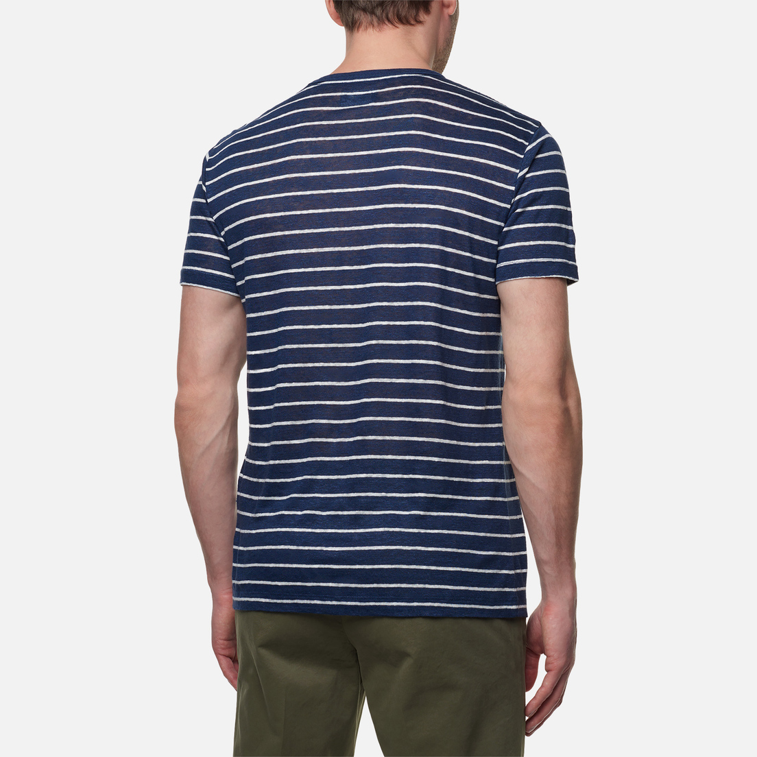 Hackett Мужская футболка Linen Stripe