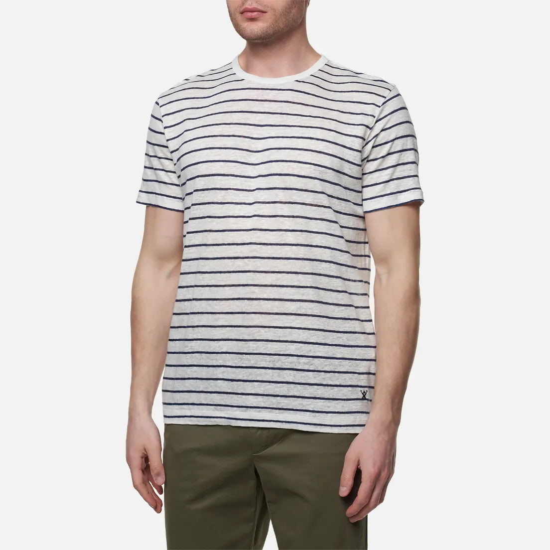 Hackett Мужская футболка Linen Stripe