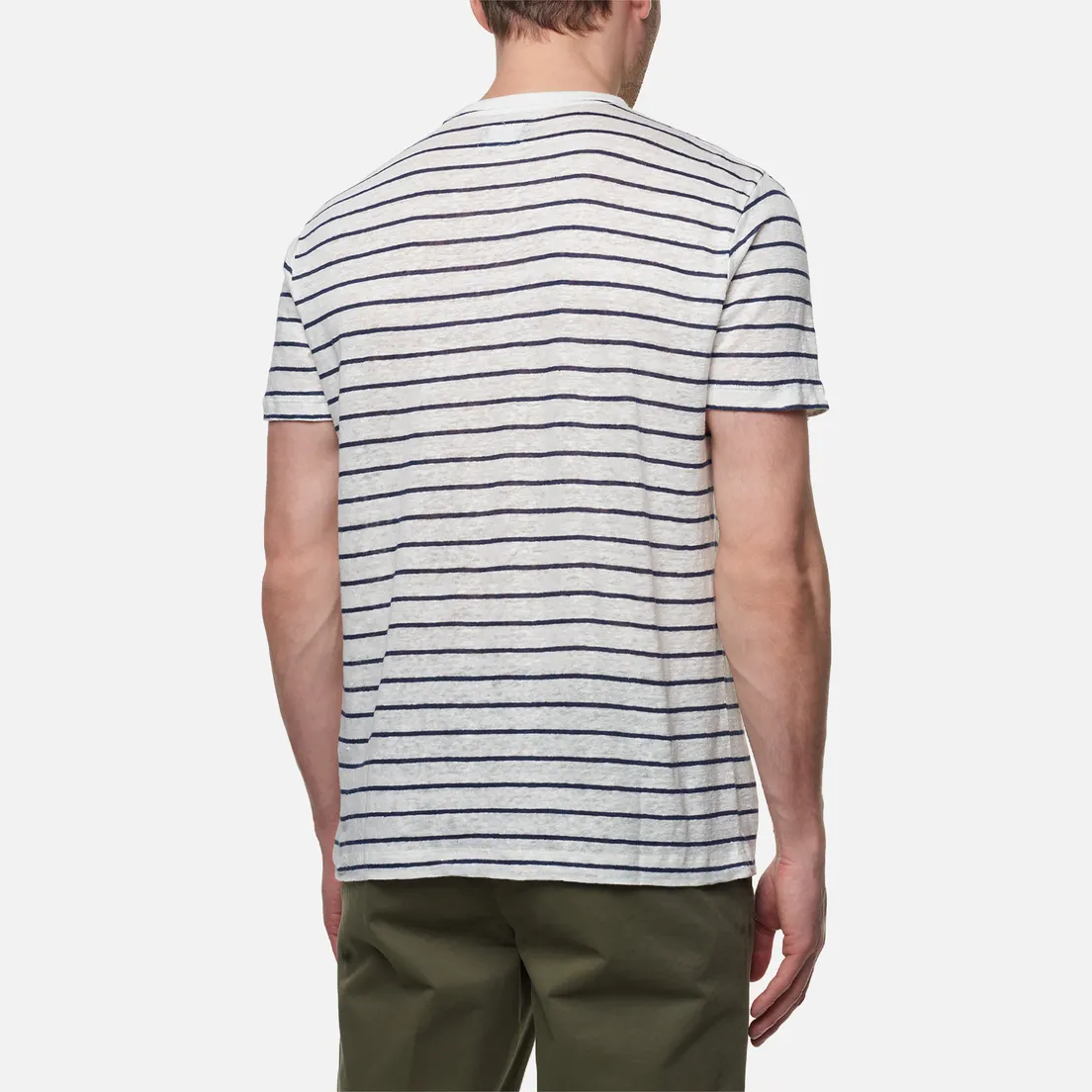 Hackett Мужская футболка Linen Stripe