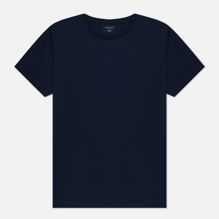 фото Мужская футболка hackett pima cotton, цвет синий, размер s