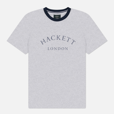 Мужская футболка Hackett Heritage Essential, цвет серый