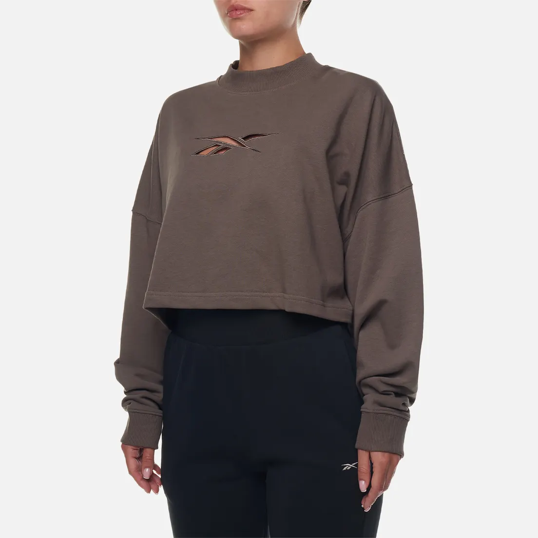 Reebok Женская толстовка Studio Vector Knit Crew