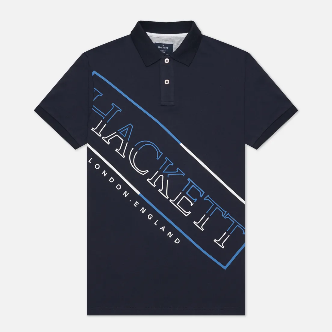 Hackett Мужское поло Graphic Lettering