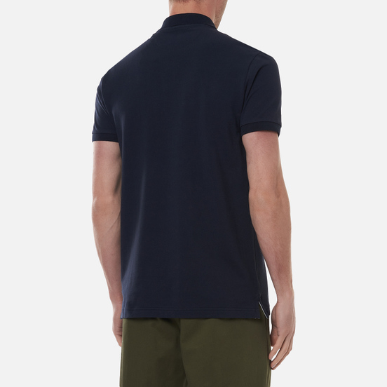 Мужское поло Hackett Graphic Lettering Dark Navy