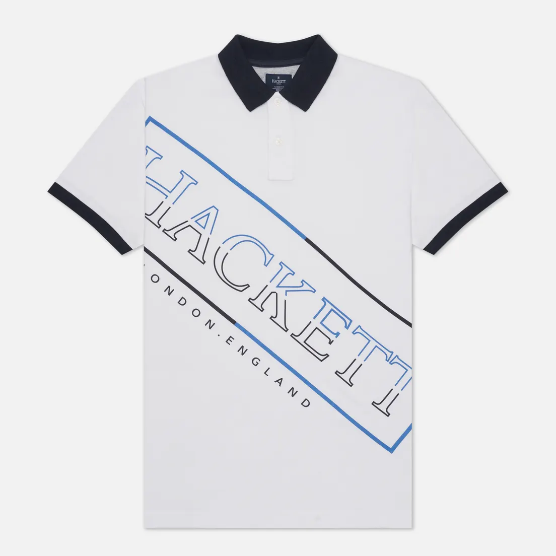 Hackett Мужское поло Graphic Lettering