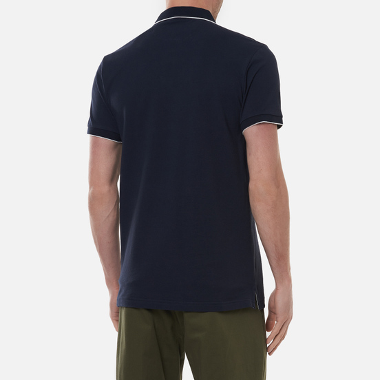 Мужское поло Hackett Graphic Logo Dark Navy
