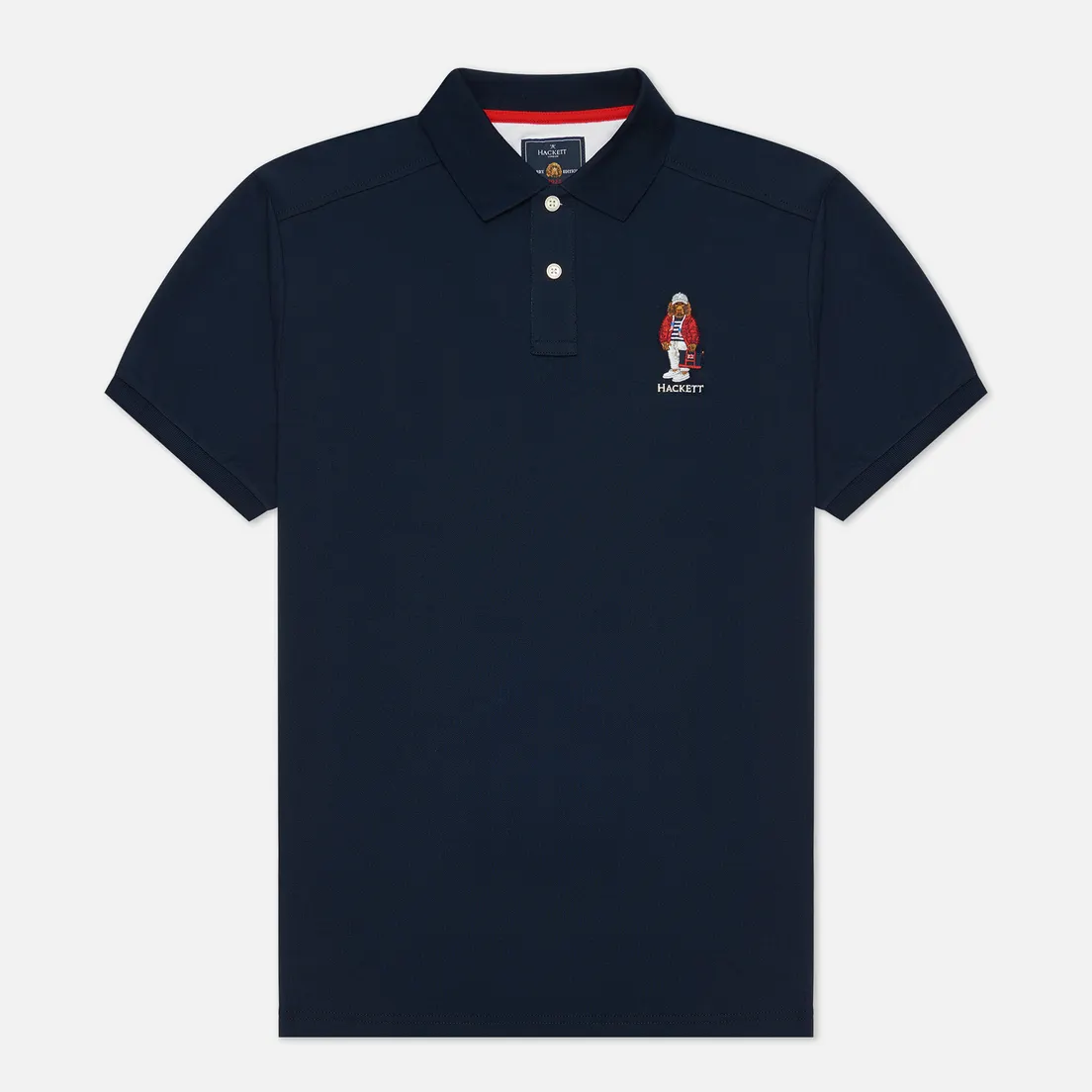 Hackett Мужское поло Embroidery Harry Classic Fit