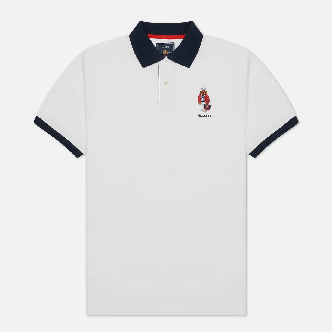 Hackett Мужское поло Embroidery Harry Classic Fit