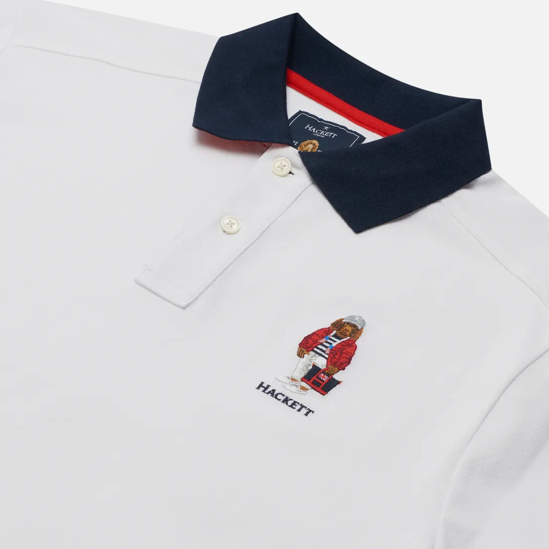 Hackett Мужское поло Embroidery Harry Classic Fit