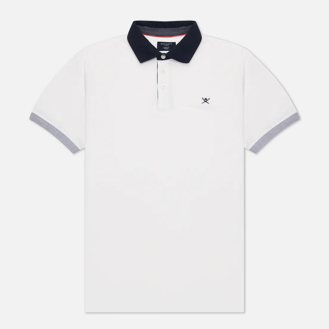 Hackett Мужское поло Woven Collar