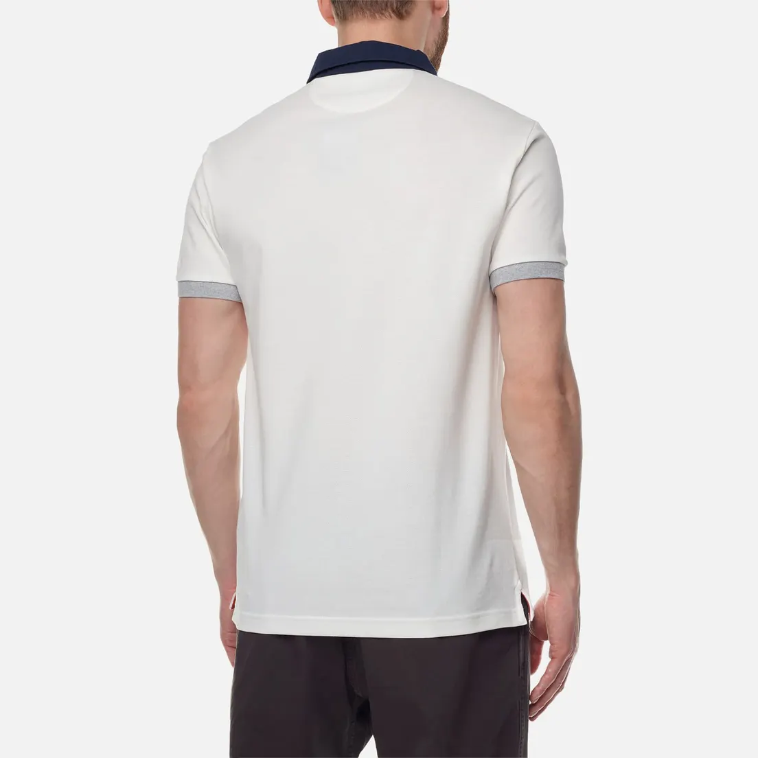 Hackett Мужское поло Woven Collar