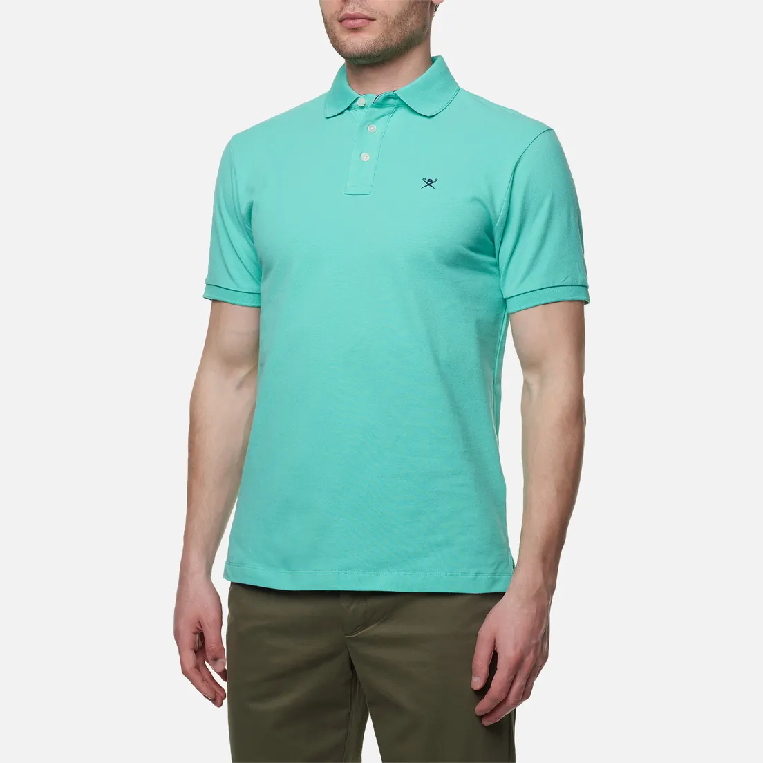 Hackett Мужское поло Swim Print Trim