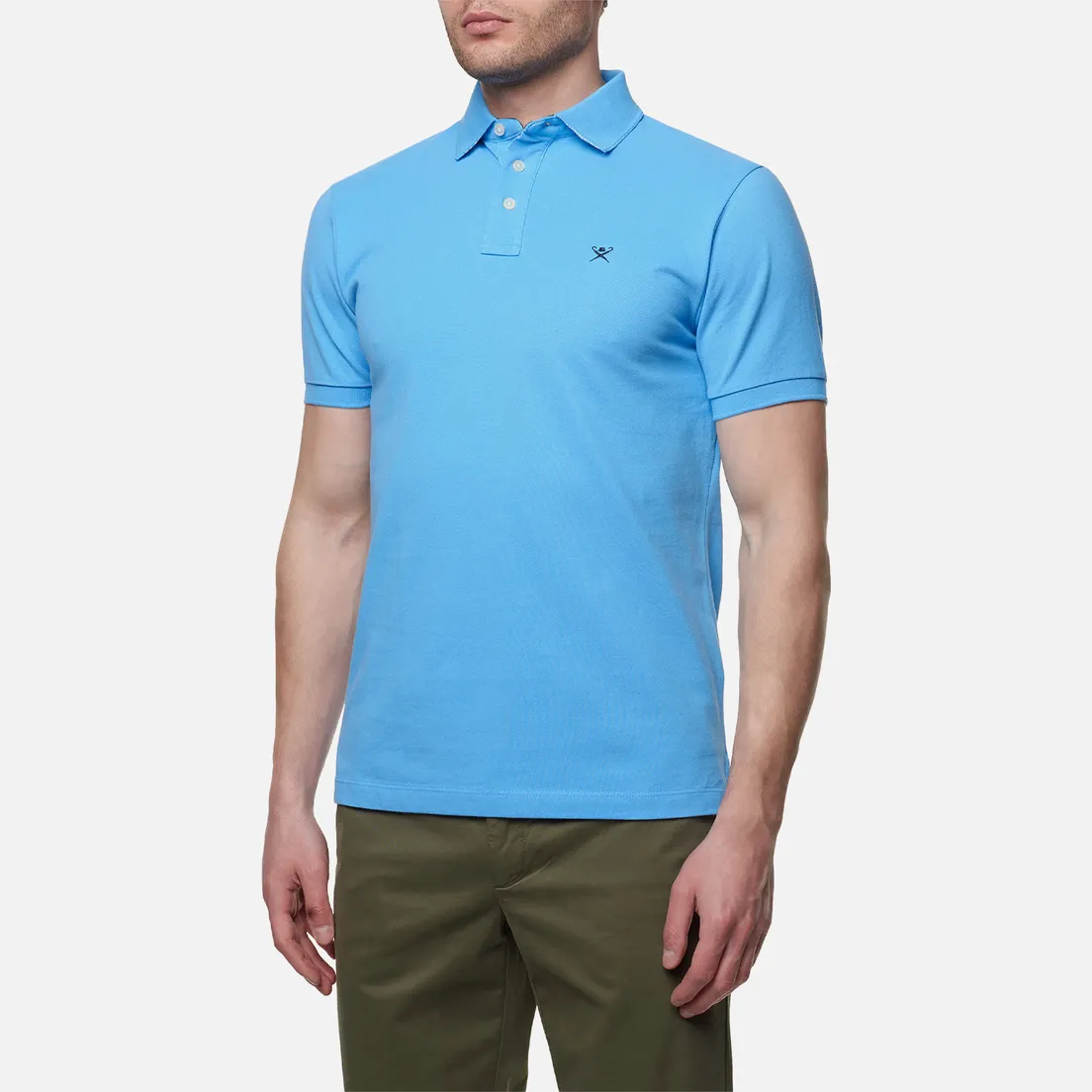 Hackett Мужское поло Swim Print Trim