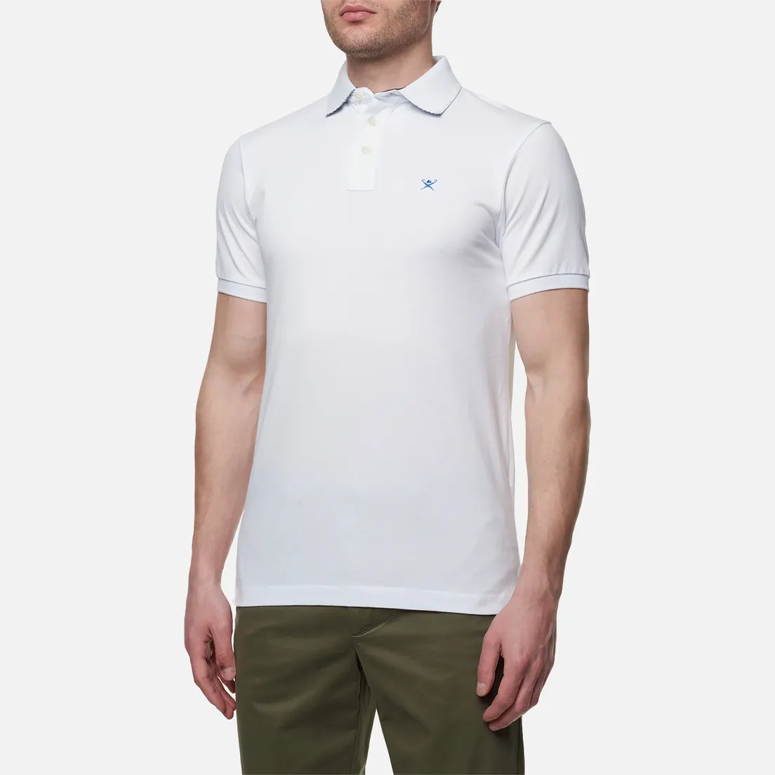 Hackett Мужское поло Swim Print Trim