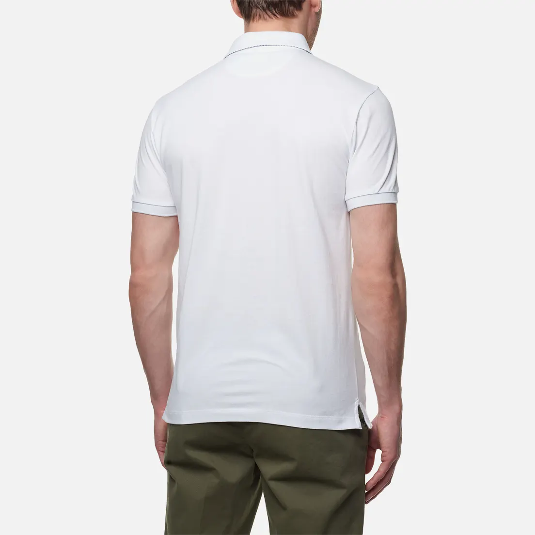 Hackett Мужское поло Swim Print Trim