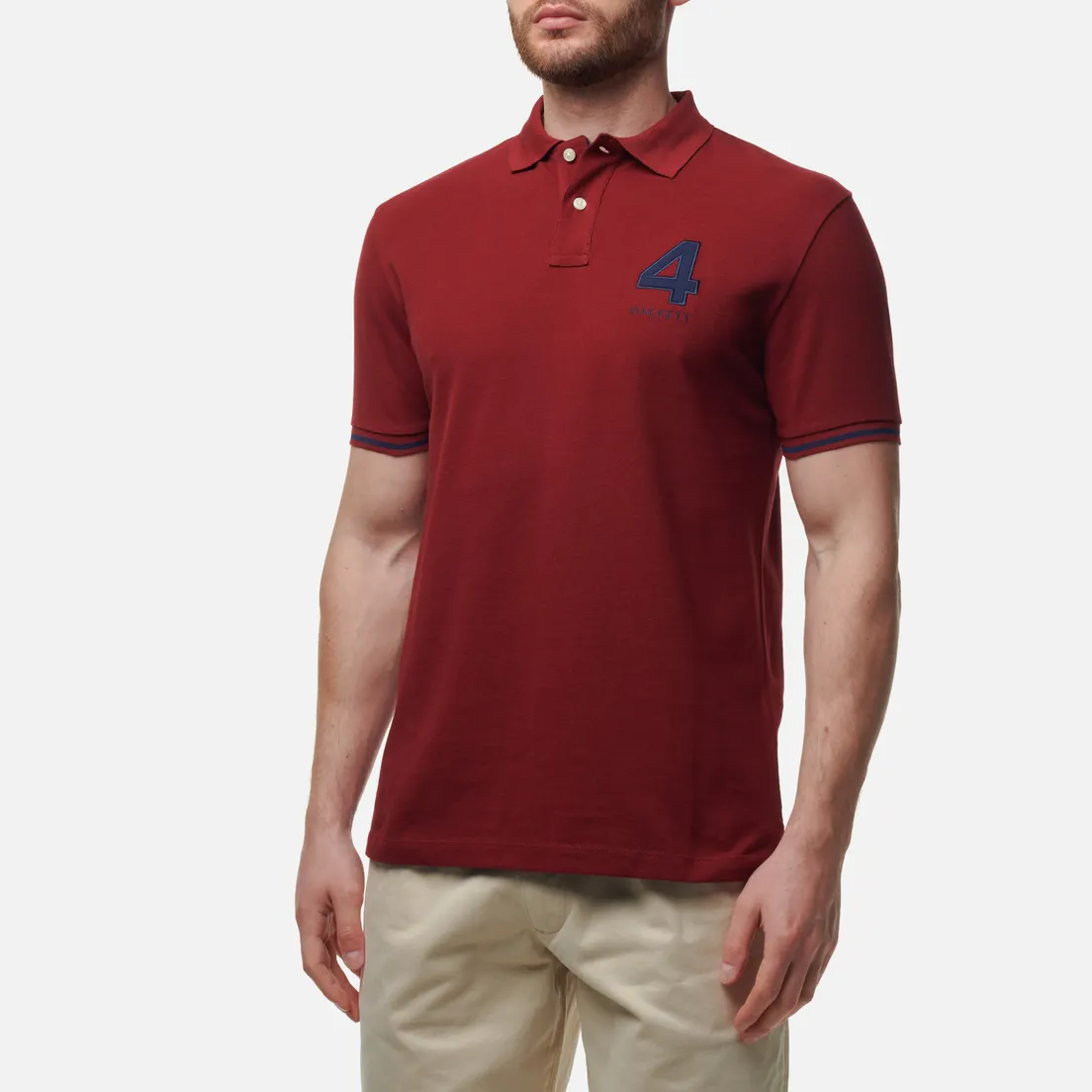 Hackett Мужское поло Heritage Number