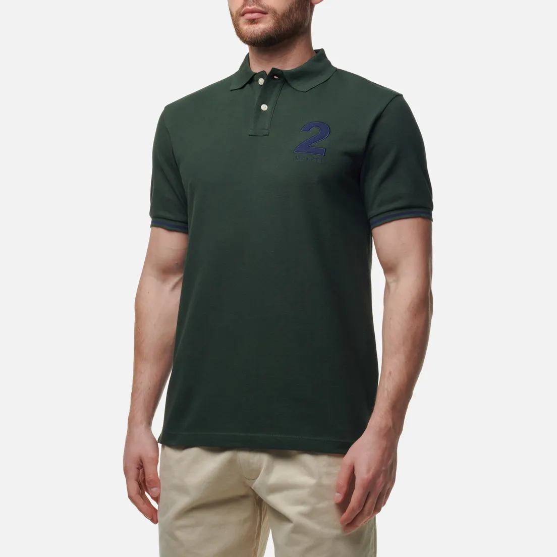 Hackett Мужское поло Heritage Number