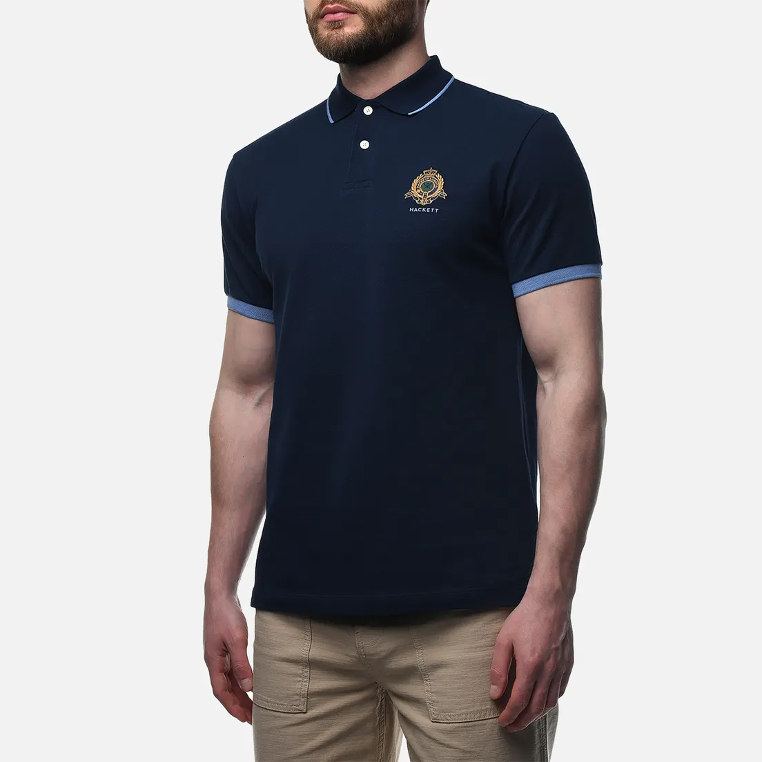 Hackett Мужское поло Heritage Crest Logo