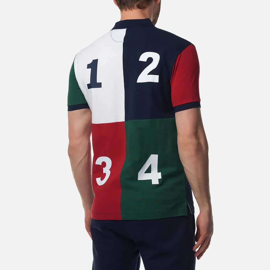 Hackett Мужское поло Heritage Multi Numbers