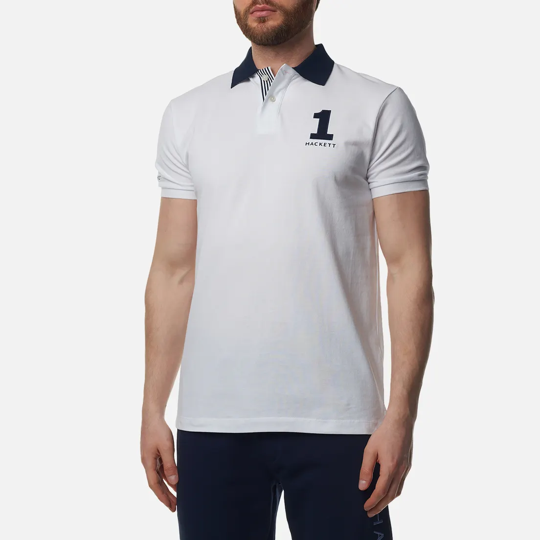 Hackett Мужское поло Heritage Number