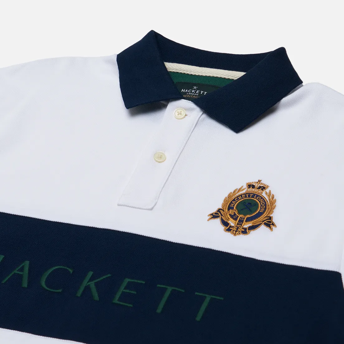 Hackett Мужское поло Heritage Panel