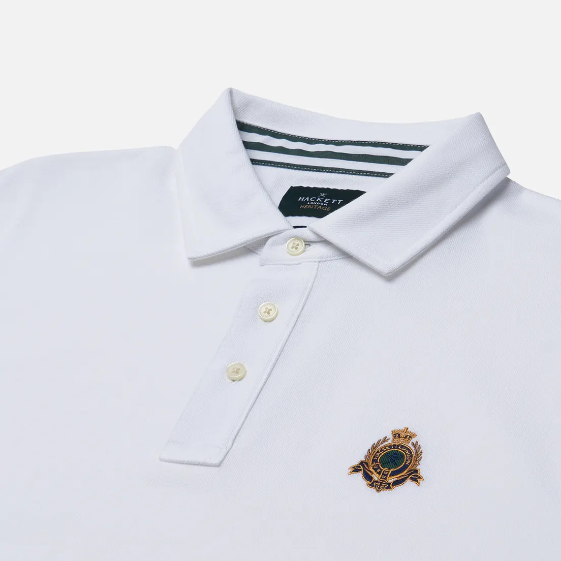 Hackett Мужское поло Heritage Woven Trim