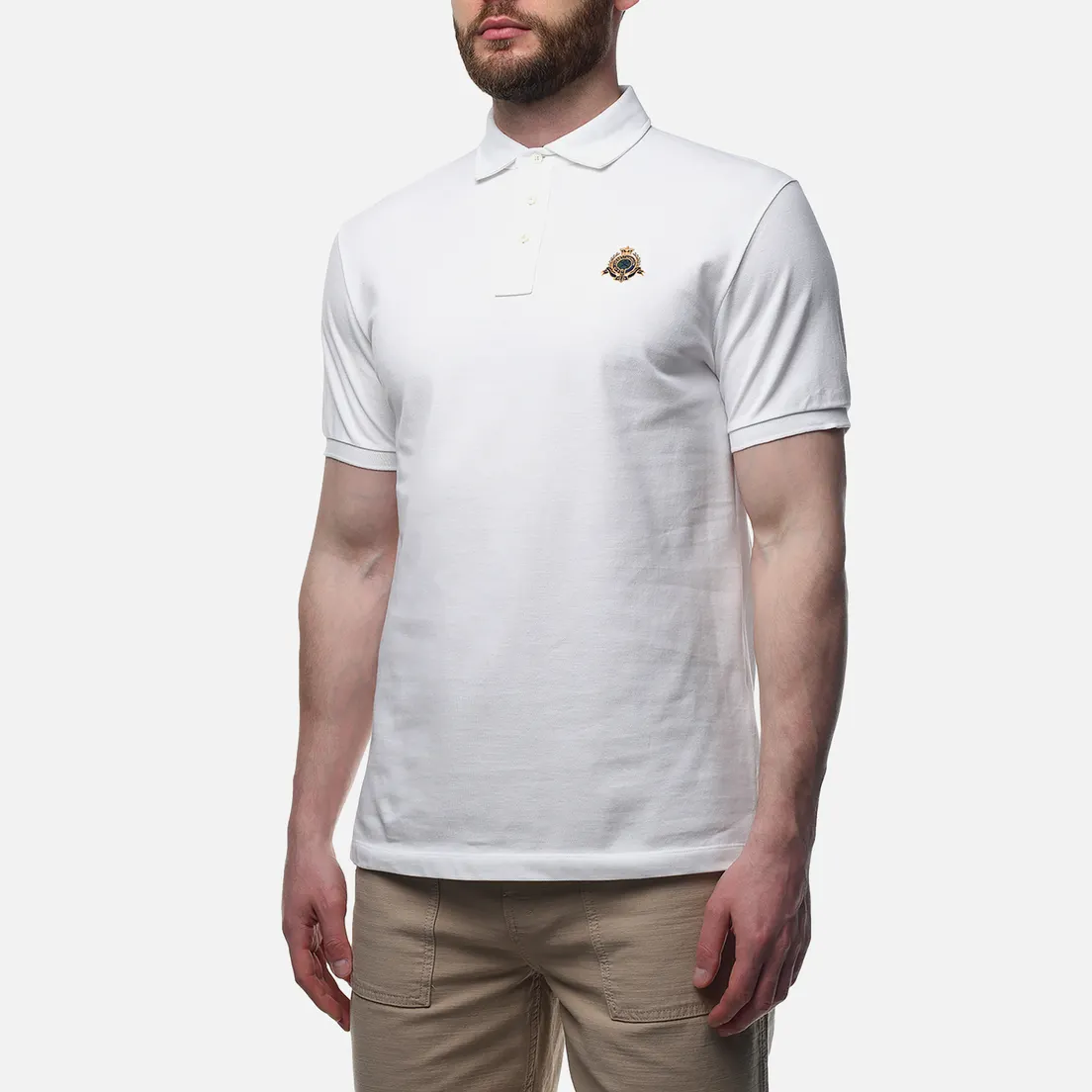 Hackett Мужское поло Heritage Woven Trim