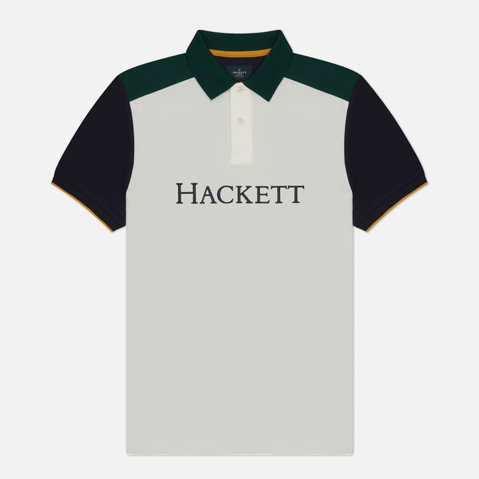 Мужское поло Hackett Heritage Hackett Multi, цвет белый
