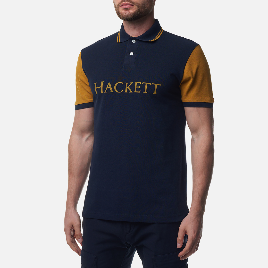 Hackett Мужское поло Heritage Back 1