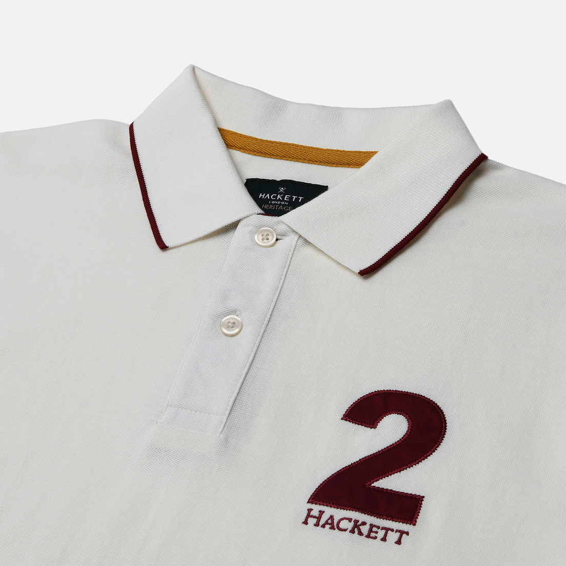 Hackett Мужское поло Heritage Number