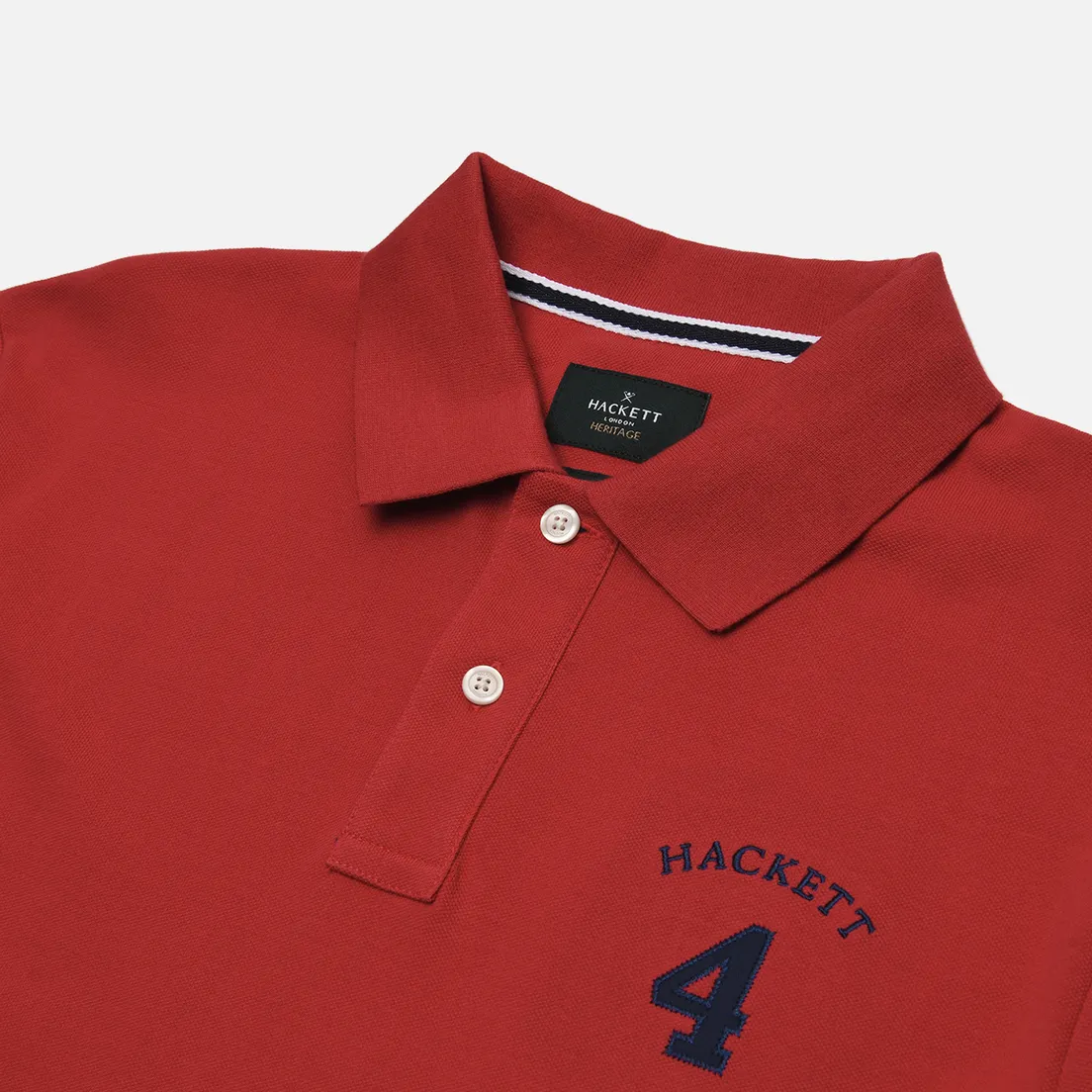 Hackett Мужское поло Heritage Number