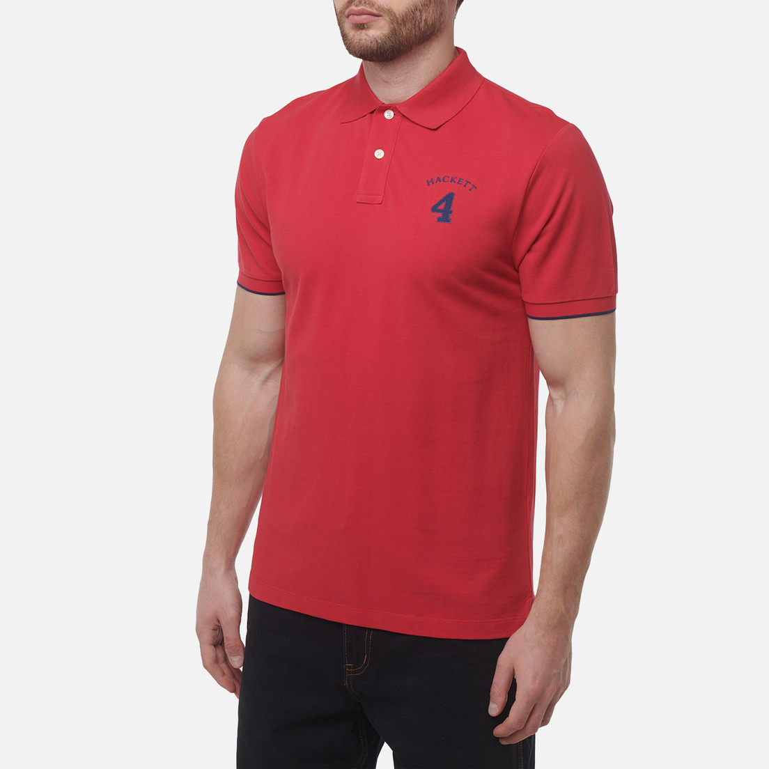 Hackett Мужское поло Heritage Number
