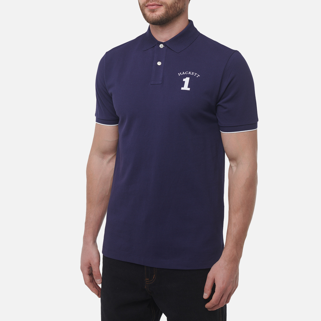 Hackett Мужское поло Heritage Number
