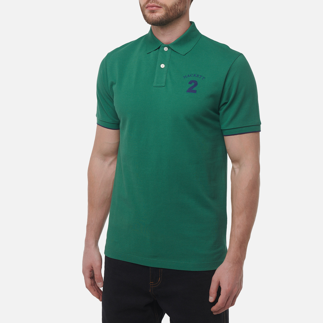 Hackett Мужское поло Heritage Number