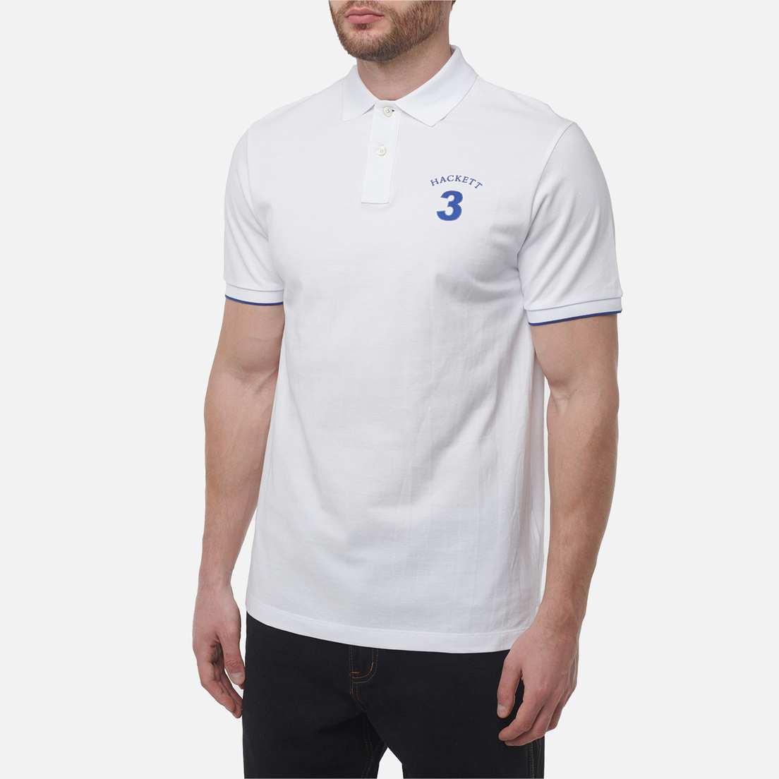 Hackett Мужское поло Heritage Number