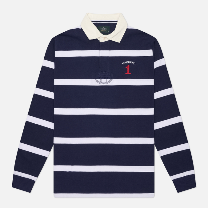 Мужской лонгслив Hackett Heritage Number Stripe Rugby
