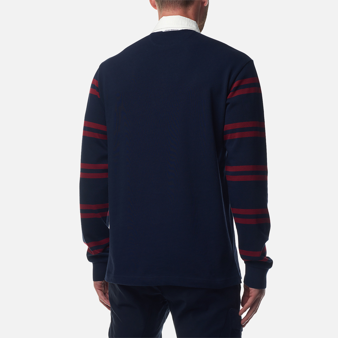 Hackett Мужской лонгслив Heritage Stripe Rugby