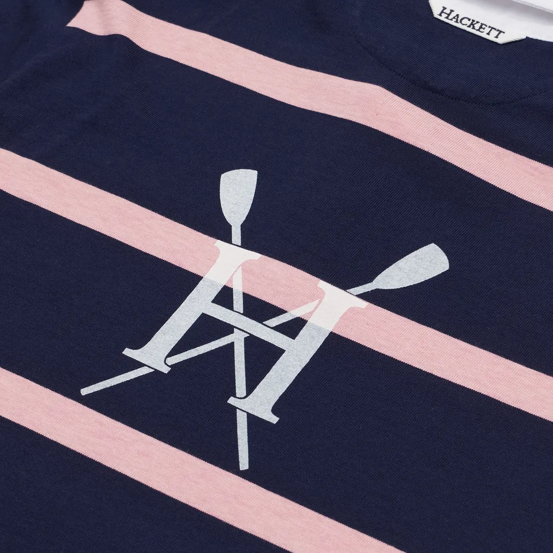 Hackett Мужской лонгслив Heritage Striped Rugby