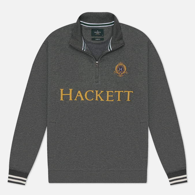 Мужская толстовка Hackett Heritage Crest Hackett Half-Zip
