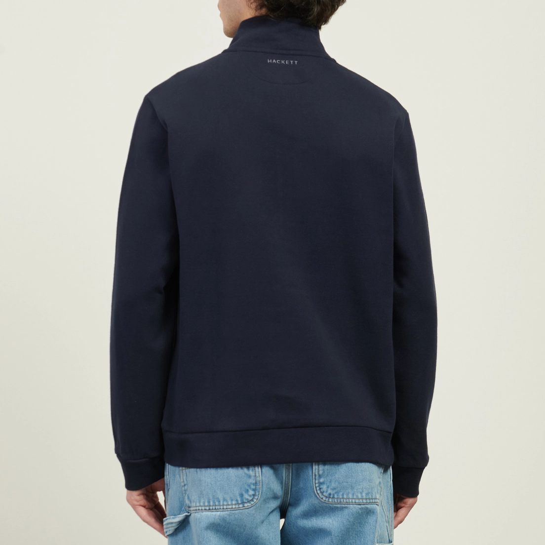 Hackett Мужская толстовка New Double Knit Half-Zip