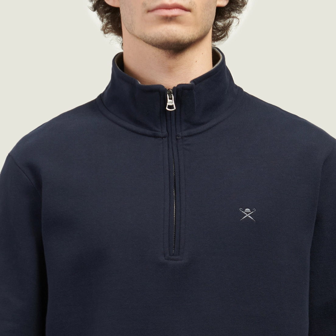 Hackett Мужская толстовка New Double Knit Half-Zip