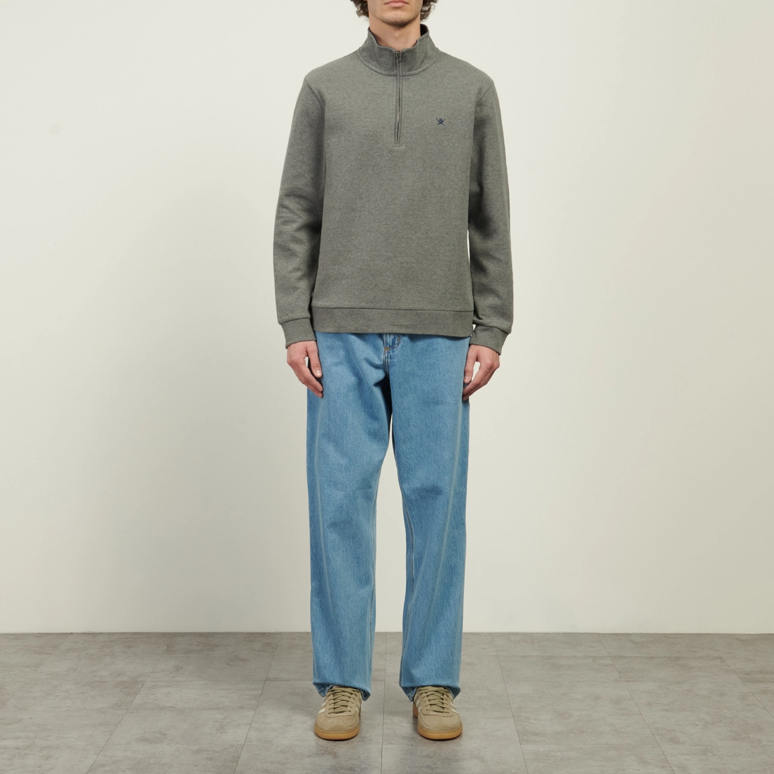 Hackett Мужская толстовка New Double Knit Half-Zip