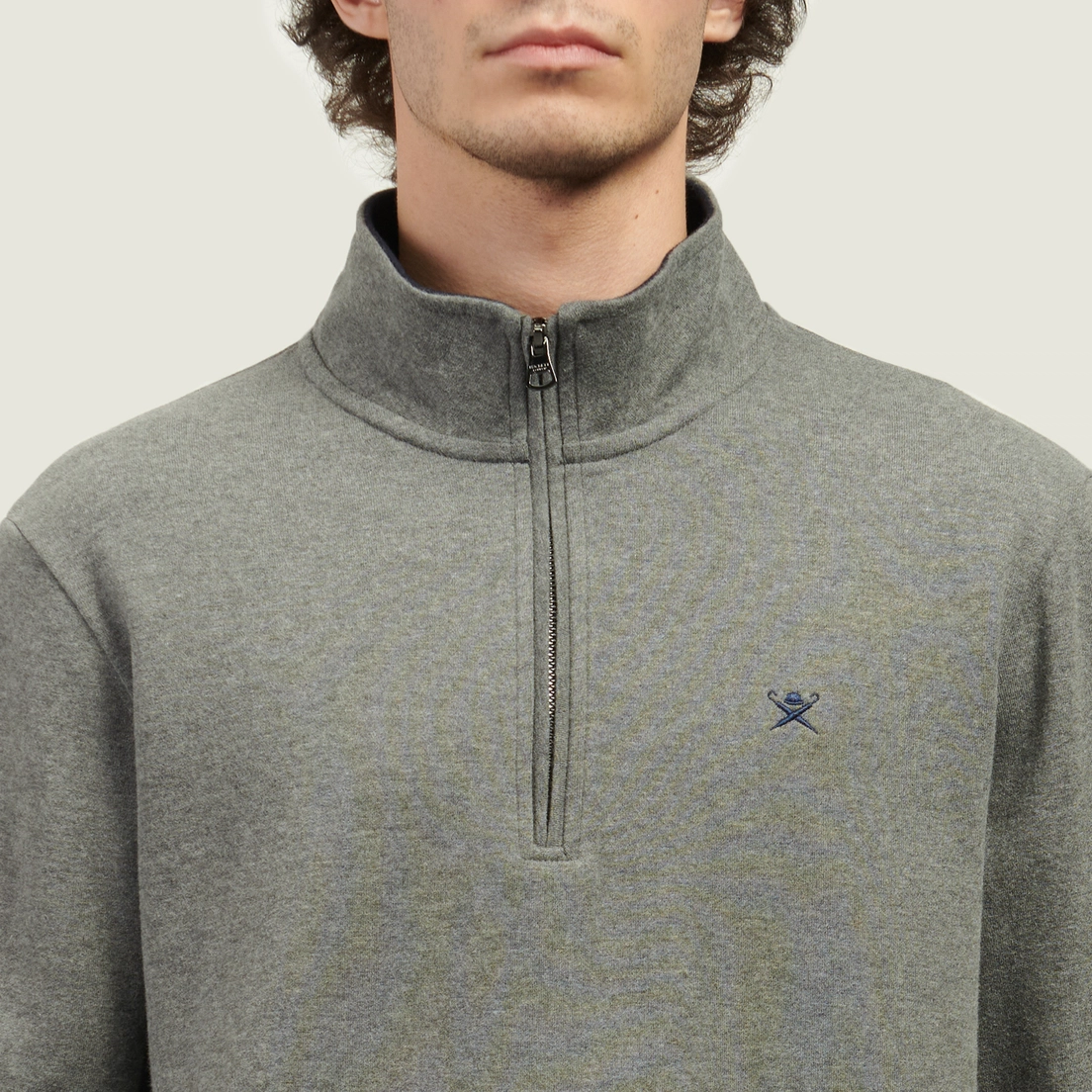 Hackett Мужская толстовка New Double Knit Half-Zip