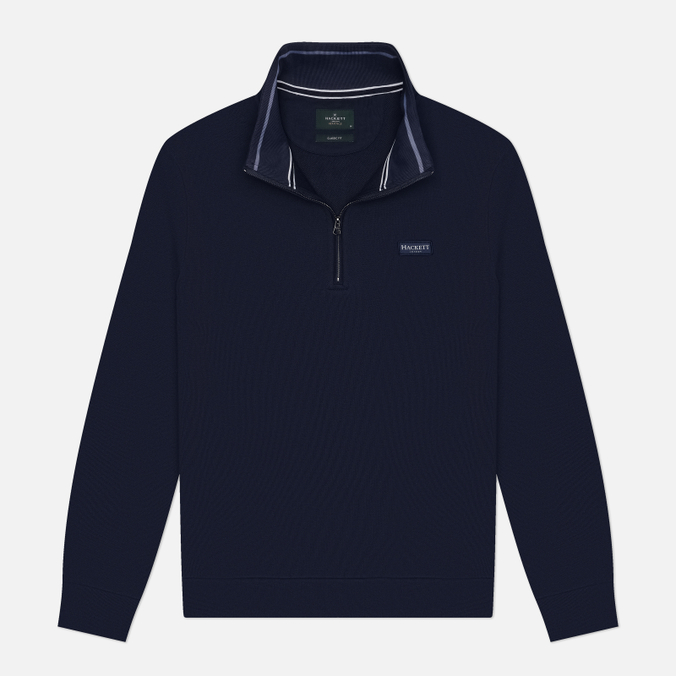 Мужская толстовка Hackett Heritage Essential Badge Half-Zip