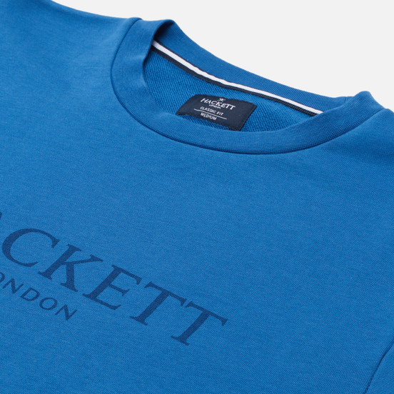 Мужская толстовка Hackett London Logo Crew Neck Marine