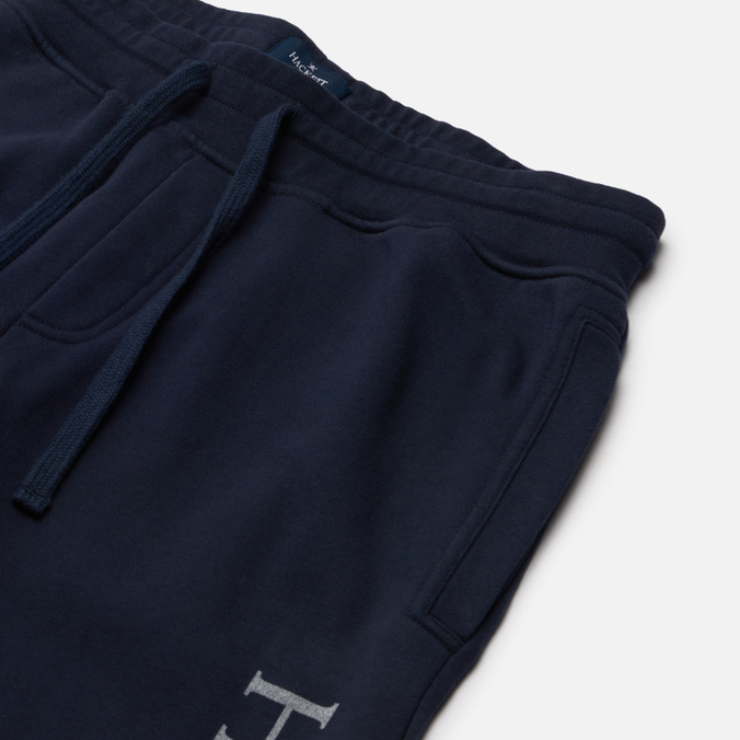 Мужские брюки Hackett, цвет синий, размер S HM580879-5EZ Large Logo Print Classic Fit - фото 2